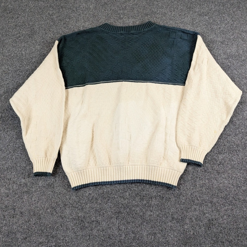Vintage Lee Sport Green Bay Packers Sweater Mens XL Cotton Knit‎ Made in USA NFL - Picture 4 of 13